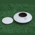 Leelawati Arts : White Color Round Jewelry Box - Image 4