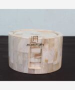 Mother of Pearl Inlay Tea Coffee Coaster - Image 2