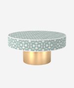 Leelawati Arts : Home Decorative Bone Inlay Furniture, Bone Inlay Coffee Table, Bone Inlay Center Table, Bone Inlay Round Coffee Table, Wood Bone Inlay Furniture - Image 4