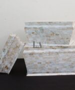Leelawati Arts : Home Decorative Mother Of Pearl White Box - Image 3