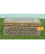 Leelawati Arts : Home Decorative Bone Inlay Box Moroccan Design Jewelry Box - Image 2