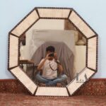 Leelawati Arts : Home Decorative Wood Bone Inlay Carving Design Mirror Frame