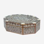 Leelawati Arts : Wooden Bone Inlay Diamond Design Box - Image 4