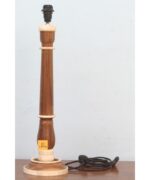 Home Decorative Wood Bone Inlay Hand Painted And Simple Table Lamp Without Shades Only Lamp Base - Image 5