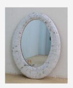White Sell MOP Inlay Design Home Decorative Mirror Frame