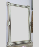 Home Decorative Wood Bone Inlay Mirror Frame And Black / White Antique Design Wood Bone Inlay Mirror Frame - Image 4