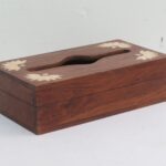 BONE INLAY PAPER  NAPKIN BOX