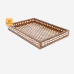 Leelawati Arts : Home Decorative Grey Wood Bone Inlay Tray / Home Fablous Decor Serving Tray