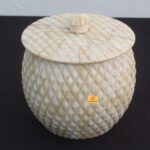 Leelawati Arts : Bone Inlay Home Decorative Carving Round Storage Box