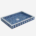 Mother Of Pearl Flower Design Tray