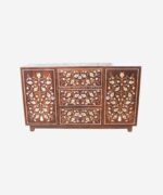 Mother Of Pearl Inlay Sideboard Floral Design