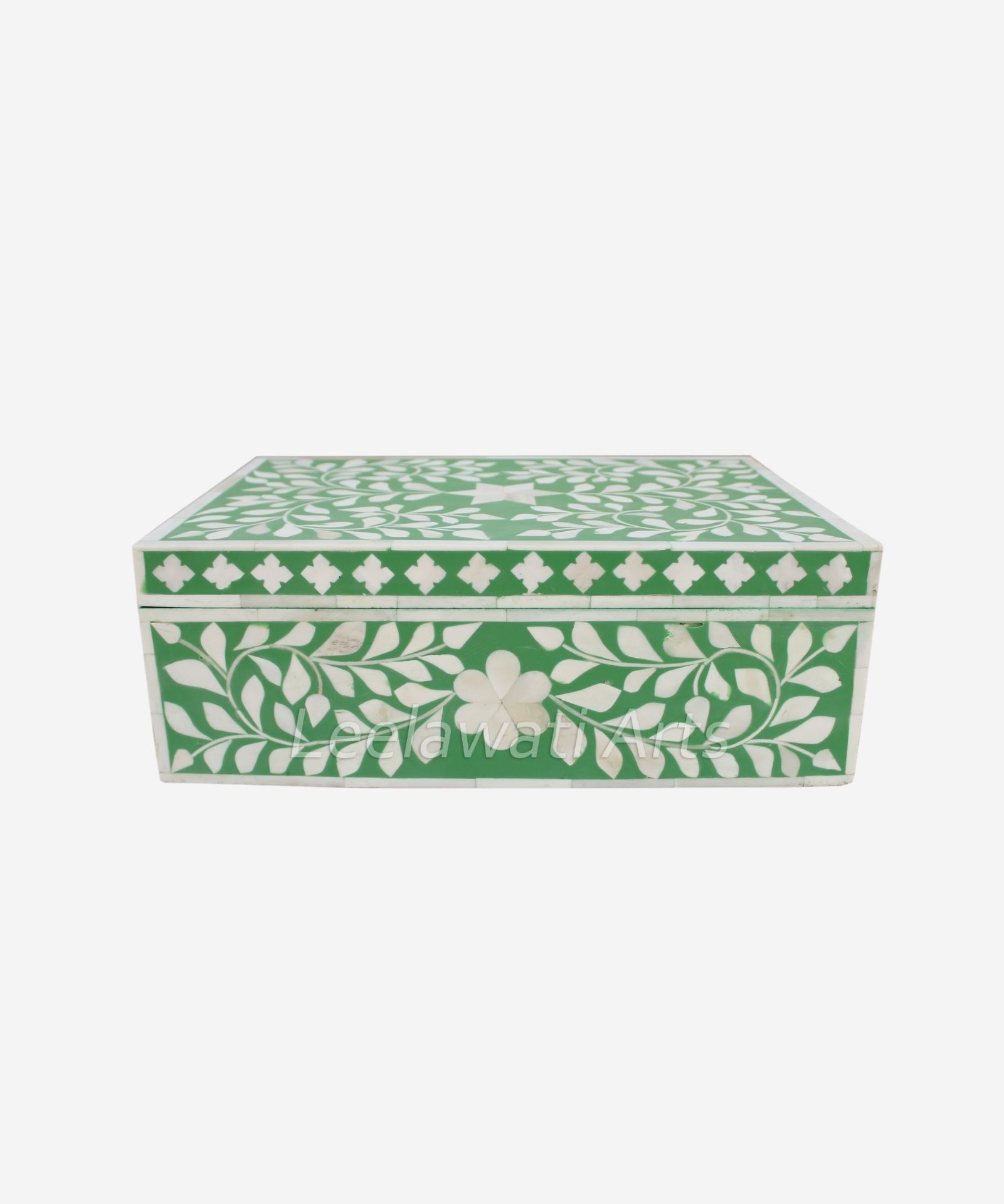 Untitled-design-2020-10-23T120127.022.jpg Bone Inlay Decorative Green Box - Image 1