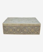 Bone Inlay Indian Storage Box