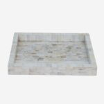 White Small Mother Of Pearl Tray