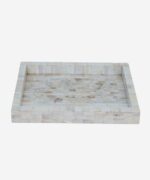 White Small Mother Of Pearl Tray