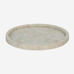 Bone Inlay White Small Tray