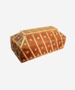 Wood Bone Inlay Storage Box