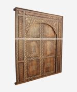 Bone Inlay Brown Door