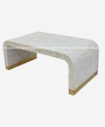 Bone Inlay Coffee Table