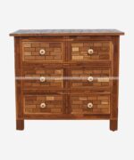 Bone Inlay Chest Of Drawer