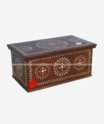 Wooden Mother Of Pearl Jewelry Storage Box - Image 2