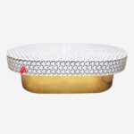 Wood Bone Inlay Coffee Table