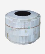 Mother Of Pearl White Decorative Box