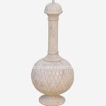 Antique Carving Bone Inlay Vases