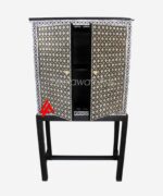 Wood Mother Of Pearl Bar Cabinet - Image 2