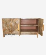Wooden Brown Sideboard - Image 2