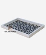 Wood Bone Inlay Tray - Image 2