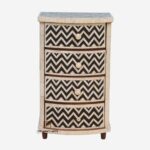 Zig Zag Design Storage Drawers