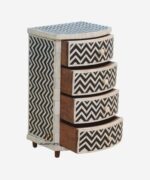 Zig Zag Design Storage Drawers - Image 2