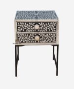 Luxury 2 Drawer Bedside Table