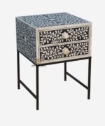 Luxury 2 Drawer Bedside Table - Image 2