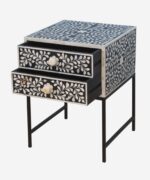 Luxury 2 Drawer Bedside Table - Image 3