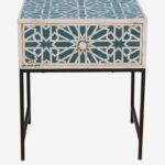 Blue Bedside Table