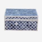 Blue Work Jewelry Box