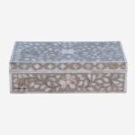 Mother Of Pearl Gray Color Gifts Box