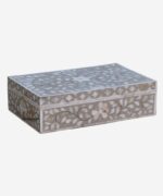 Mother Of Pearl Gray Color Gifts Box - Image 2