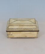 Wood Bone Inlay Carving Box