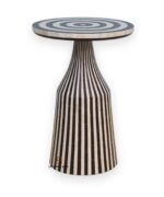 Black And White Side Table