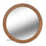 Wooden Antique Round Mirror Frame