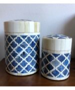 Wood Bone Inlay Mughal Design Box