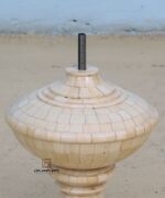 Leelawati Arts : White Color Round Shape Only Lamp Base - Image 2