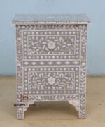Leelawati Arts : Mother Of Pearl Inlay Bedside Table