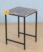 Mother Of Pearl Stool and Side Table