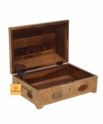 Leelawati Arts : Wooden Bone Inlay Hand Painted Decorative Box - Image 4