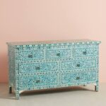 Leelawati Arts : Bone Inlay Chest Of 7 Drawer With Good Storage Sideboard