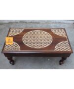 Leelawati Arts : Wooden Bone Inlay Coffee Table - Image 2